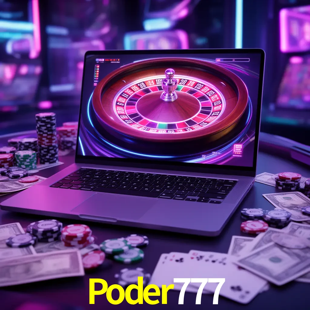 Centro móvil Poder777 con casino, cajero, bonos, app y acceso de cuenta para México